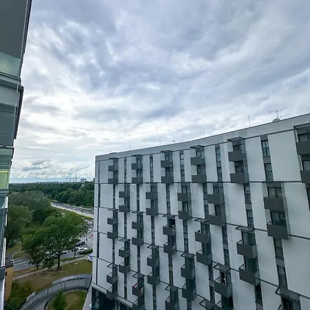 Chill Spot Balcony Parking 公寓 华沙